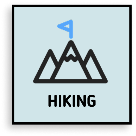 Hiking. 