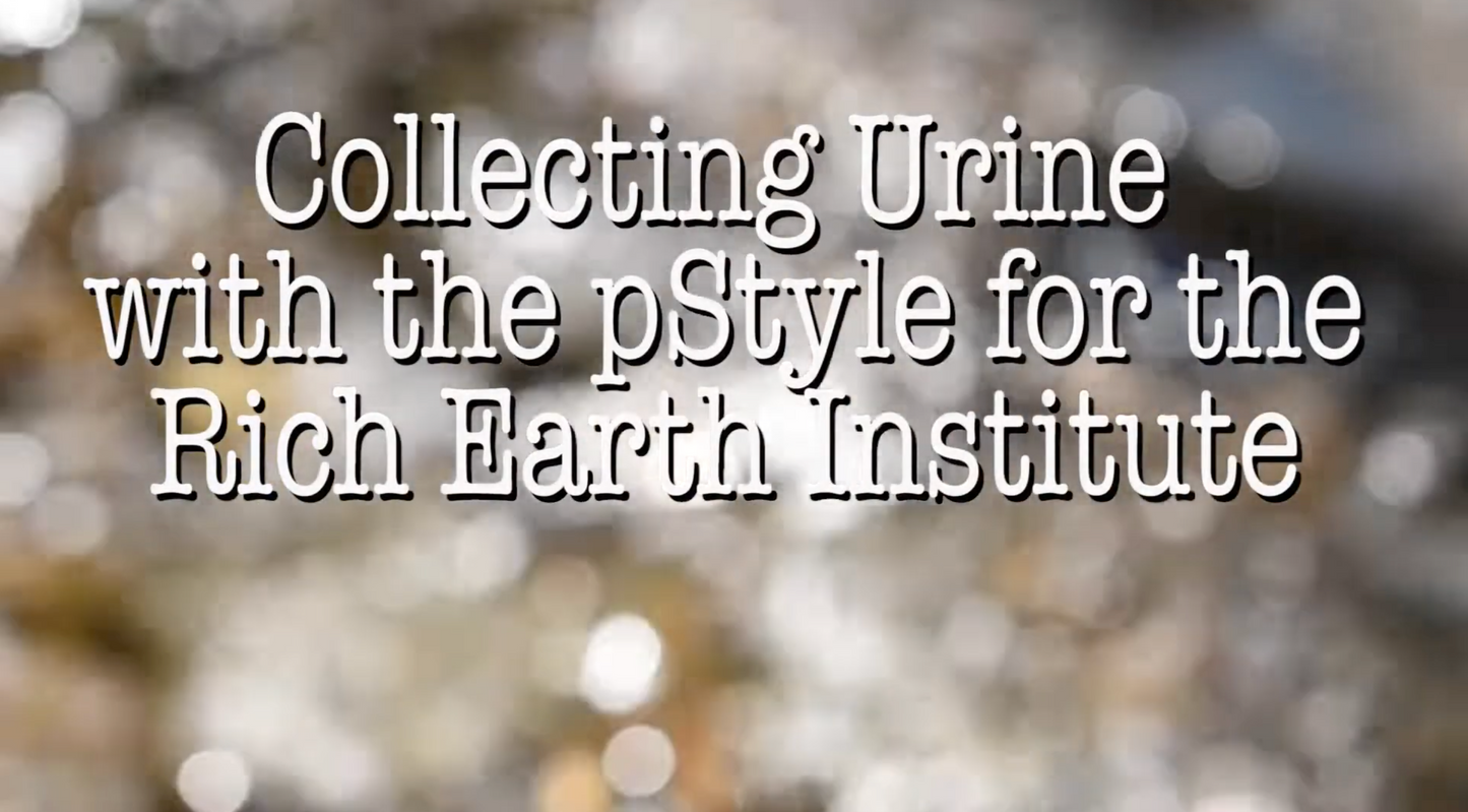 Describes urine collection for use as fertilizer by the Rich Earth Institute.