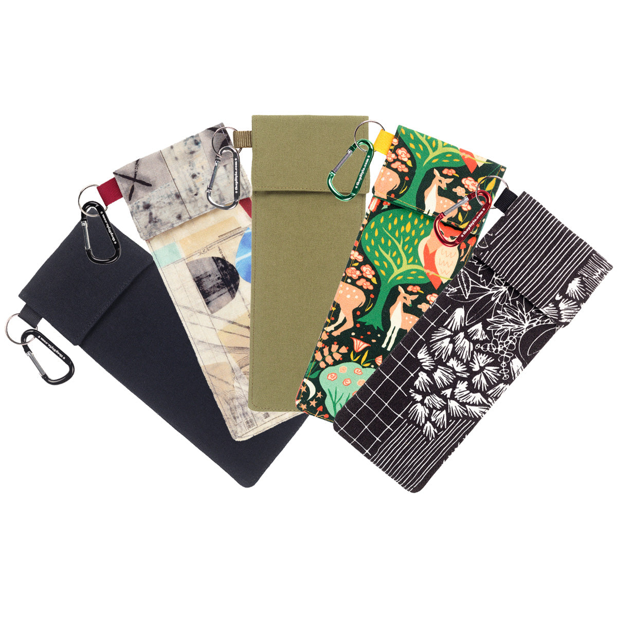 Five pCases of different designs.